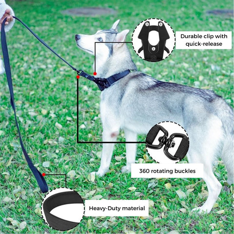 Petbelong tactical heavy-duty k9 dog leash