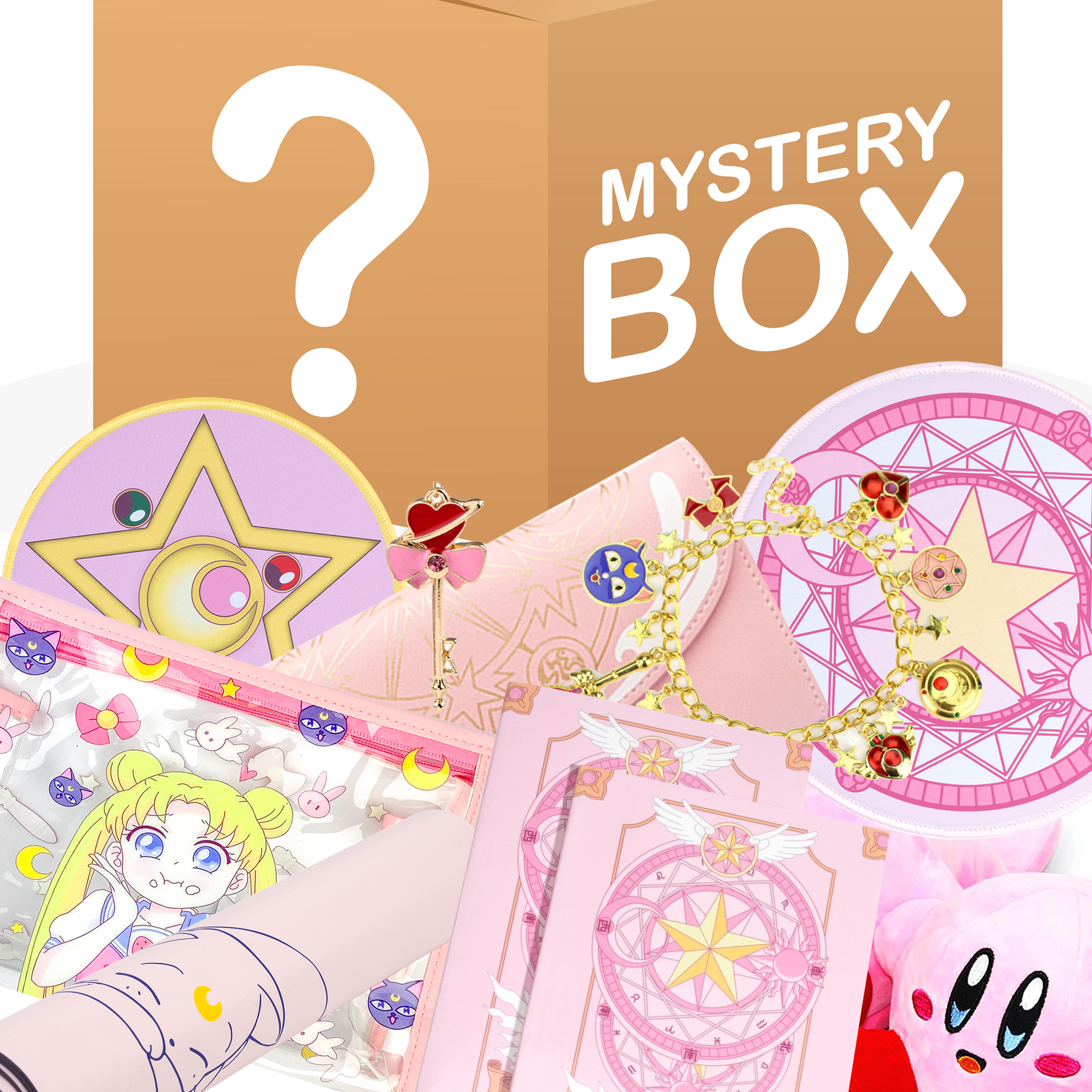 Anime Mystery Gift Box Silver  MysteryBox