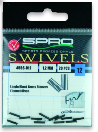 Spro Single Crimps Size 1.8mm (20 Pack)