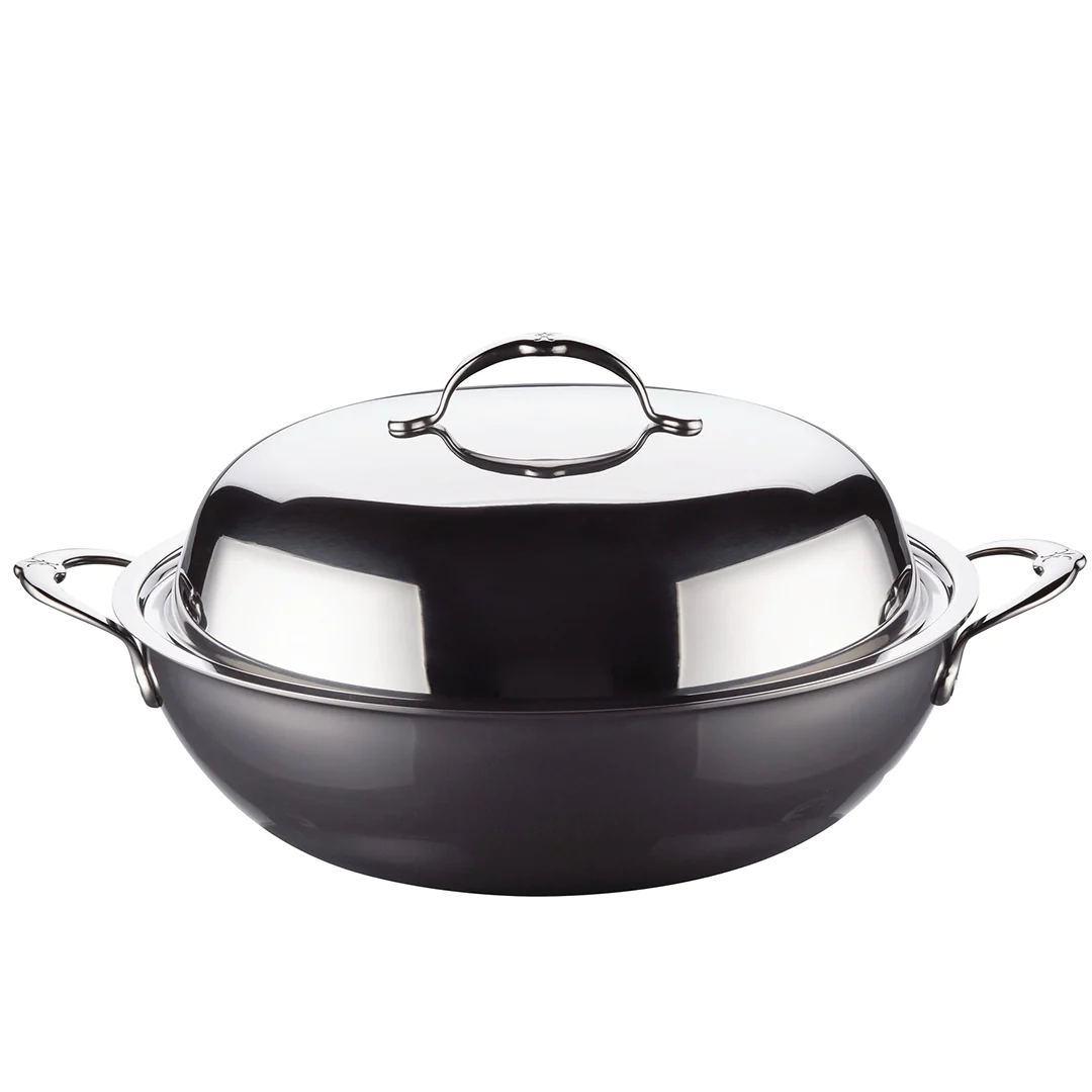 Heritage Steel 13.5 Wok with Lid