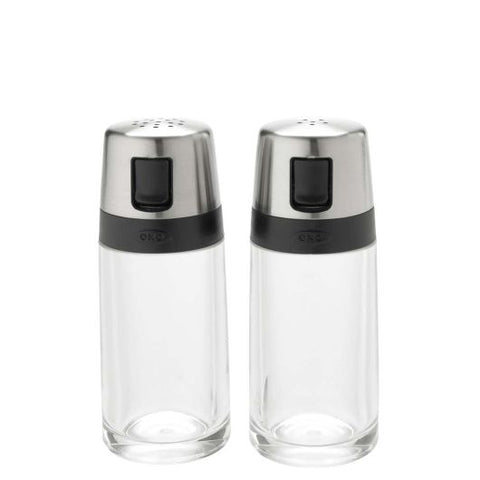 OXO Good Grips Stainless Steel Accent Mess-Free Salt & Pepper