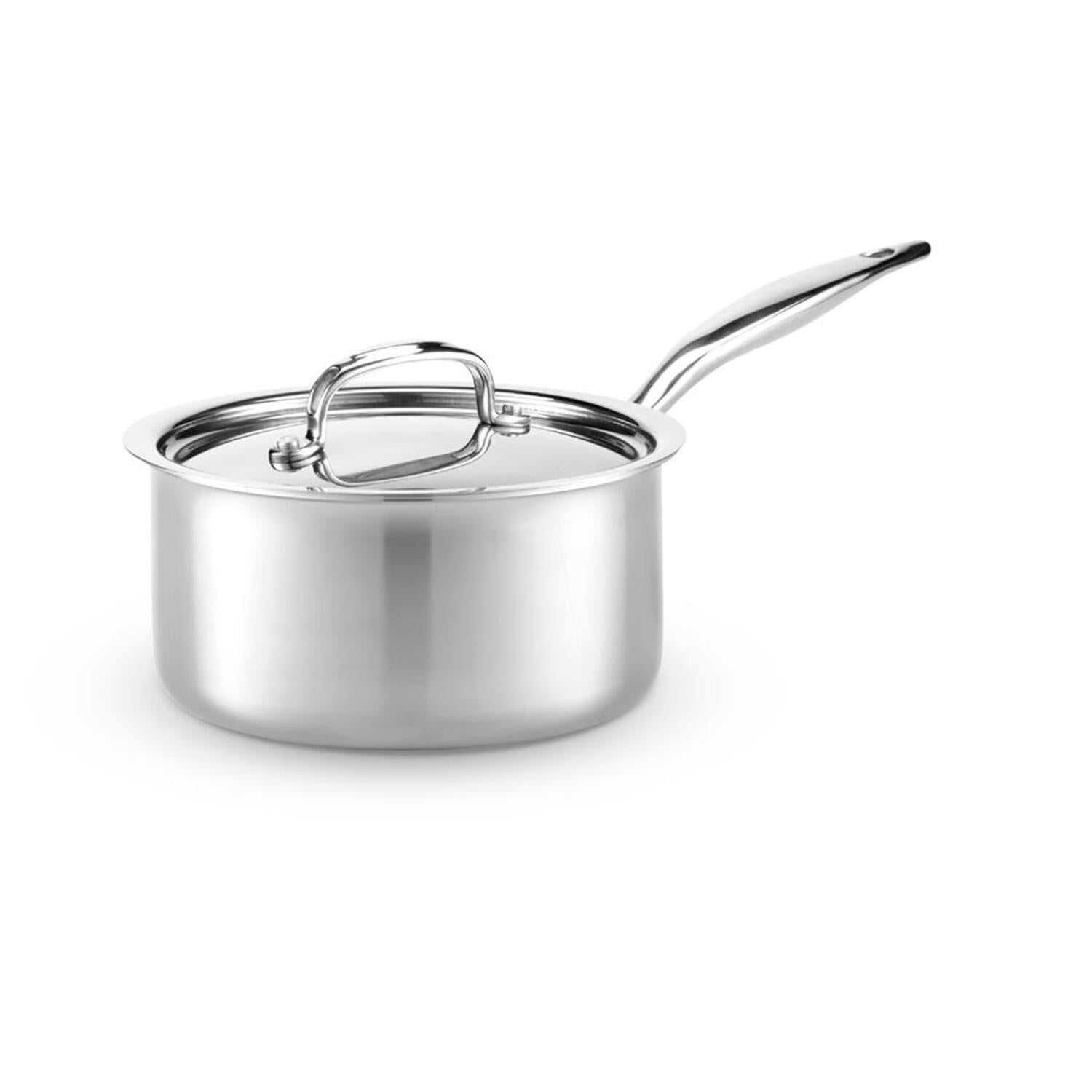 2-Quart Stainless Steel Sauce Pan Small Soup Pot with Lid - China