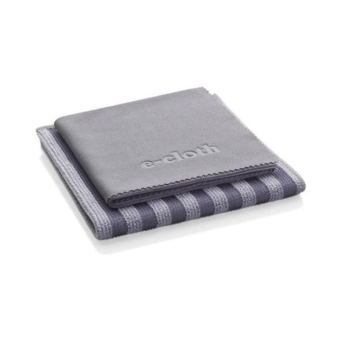 Scrub Buddies 2 Pack Gray Micromicrobial Microfiber Cleaning Towels