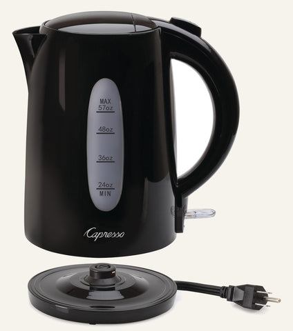 Capresso Electric Water Kettle Black, 57 oz