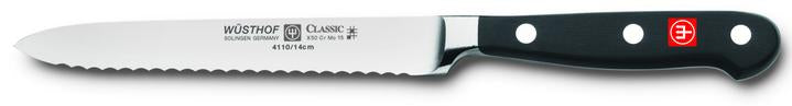 WÜSTHOF Classic 3 1/2 Fully-Serrated Paring Knife