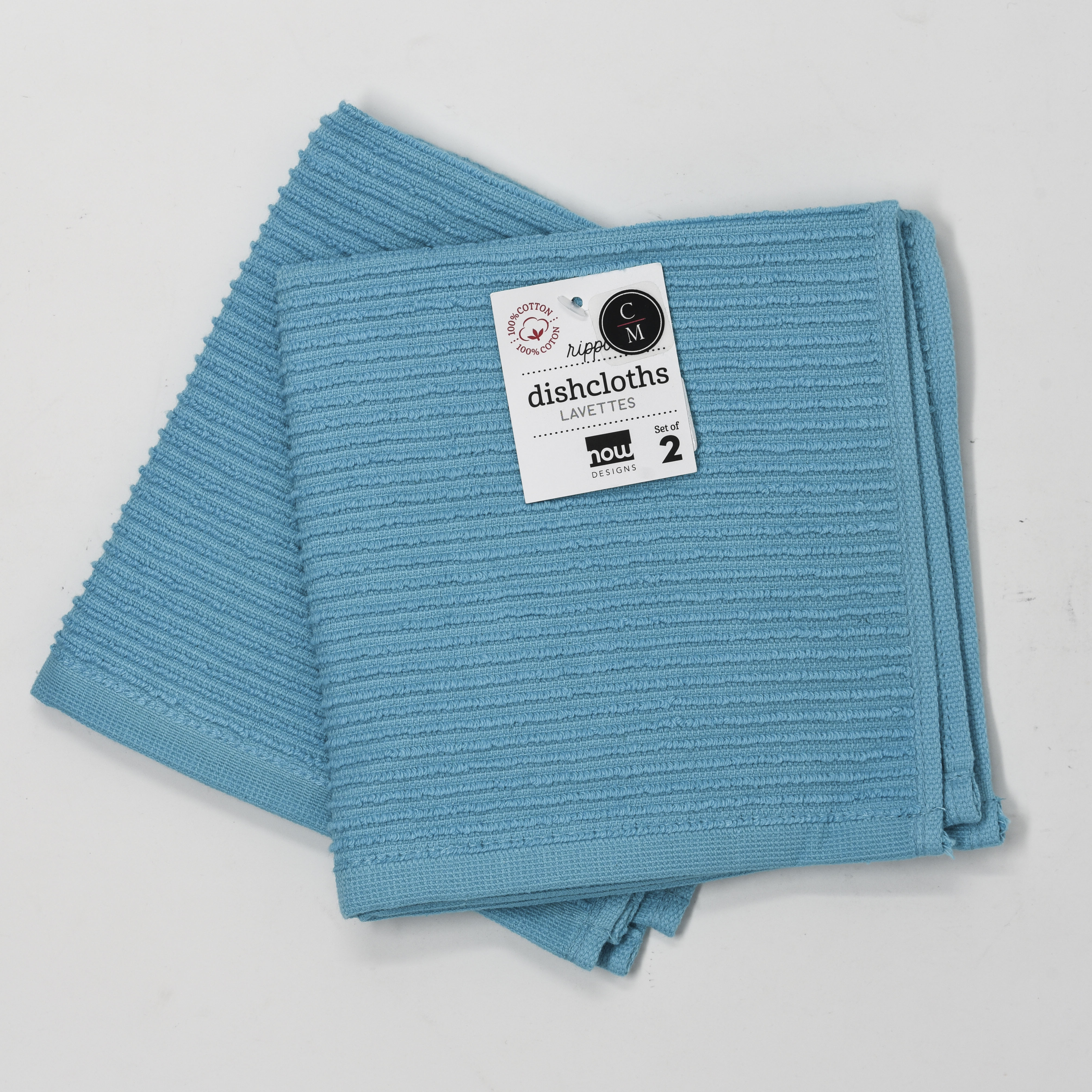 S&T INC. Honeycomb Dish Cloths with Tough Scrub Mesh, Dish Rags