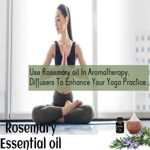 Rozhub Naturals Rosemary Essential Oil For Hair Growth,Skin and Body 100% Pure and Natural Therapeutic Grade - 15ml