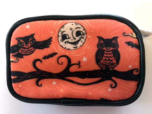 Johanna Parker Cat & Owl Coin Purse or Case – Vintage Halloween