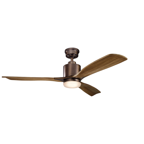 Kichler 300027 Ridley II 52" Ceiling Fan with LED Light 300027AP Kichler  Lighting LBC Lighting