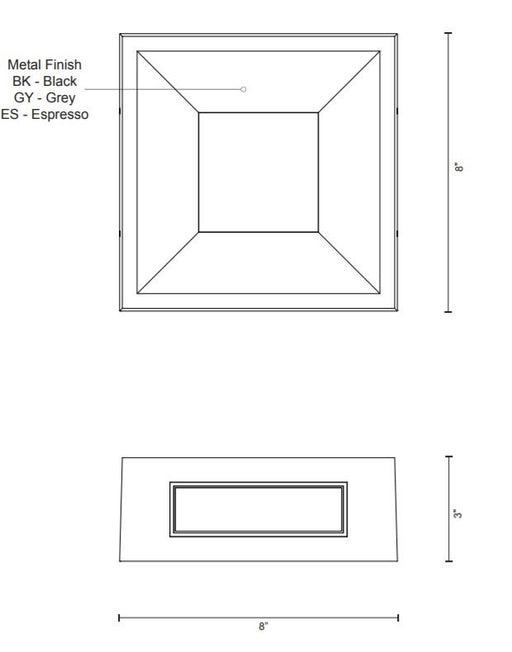 Lumiere 303-W1 EON LEDB2 Wall Mount Light