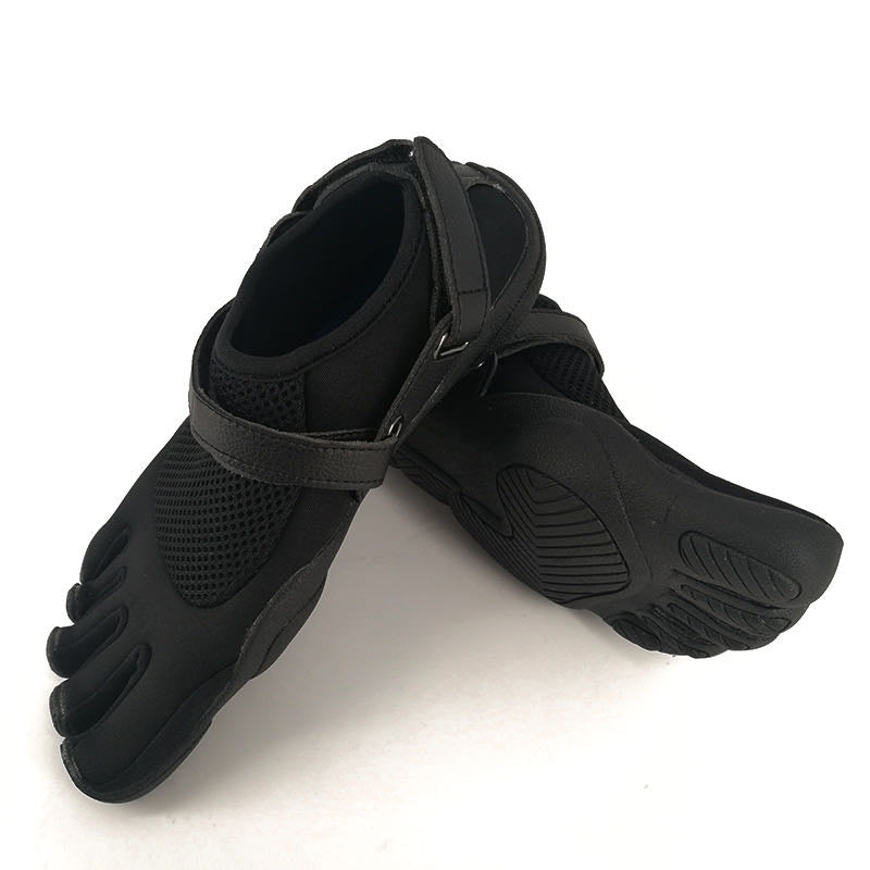 Black Five Finger Shoes Breathable Running Shoes – KK FIVE FINGERS
