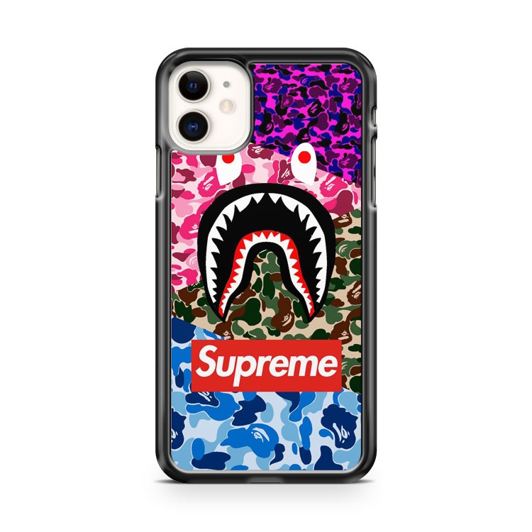 Supreme Bape Tripcamo Iphone 11 Case Cover Oramicase