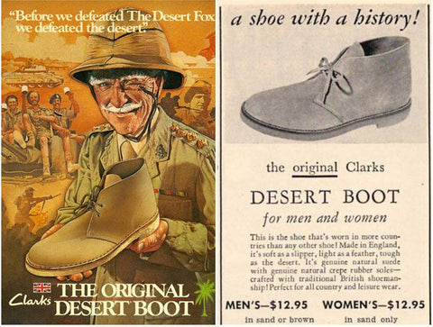 Vintage Clarks Ad for the Original Desert Boot