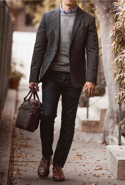 Fashion Men's Denim Jacket Classic Western Style Casual Slim Fit Jean Coat  For Men Oversized Jackets | Wish