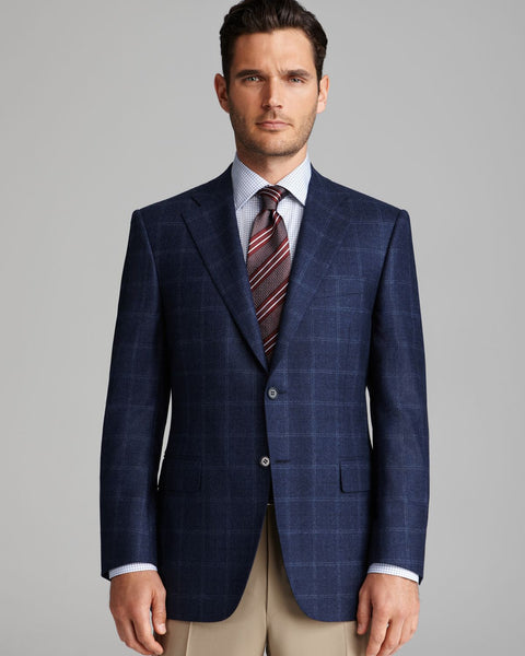 blue sports jacket