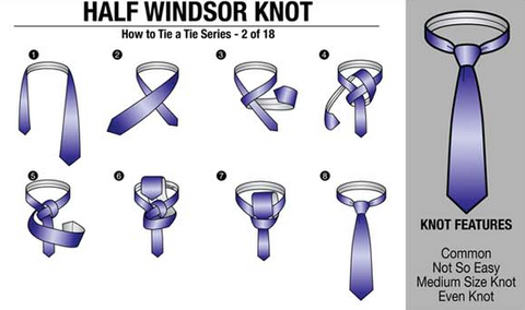 How to Tie a Tie  Windsor (aka Full Windsor or Double Windsor