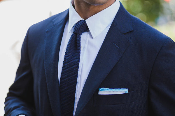 Navy Blazer Formal Setting