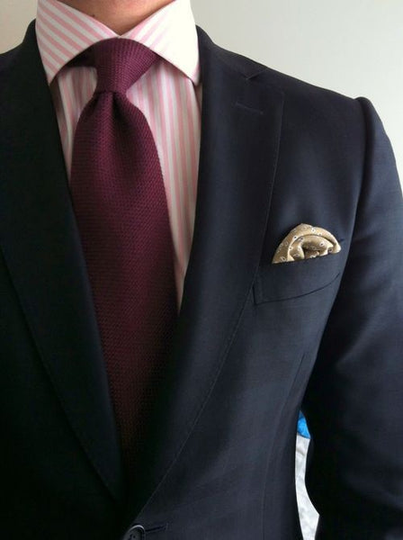 Shirt & Tie Combinations With A Navy Suit – The Dark Knot