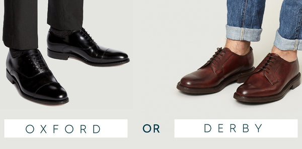 Oxford vs Derby Dress Shoes Men