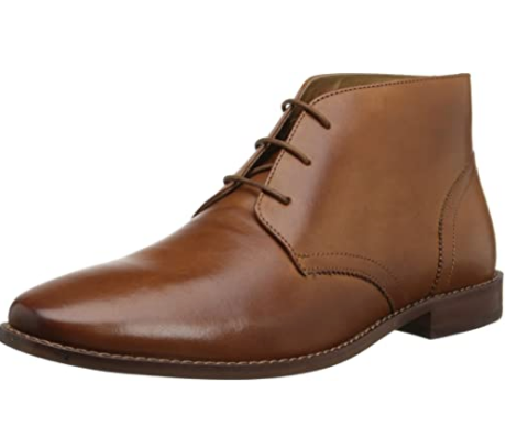 brown leather chukka boots