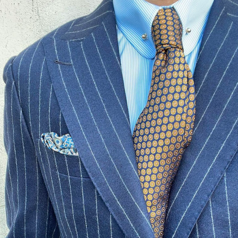 The Dark Knot Silk Tie in Copper 