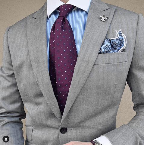 B2 PS - Imperial Blue Pinstripe - Matching Pocket Square – The Matching Tie  Guy