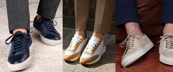 Brown Slip-on Sneakers with Suit Outfits (2 ideas & outfits) | Lookastic