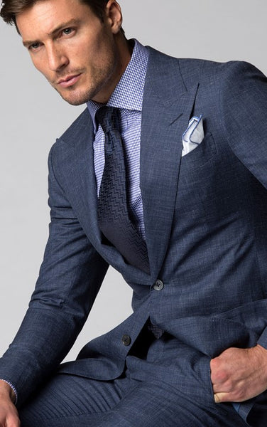 Summer Wedding Chambray Suits