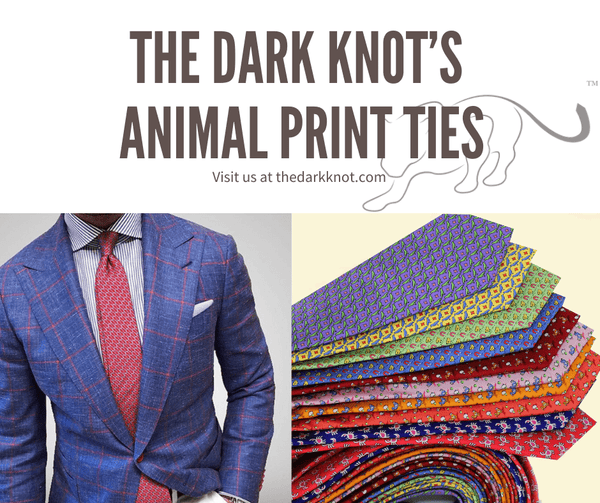 Printed Silk Ties | Animal Print Ties