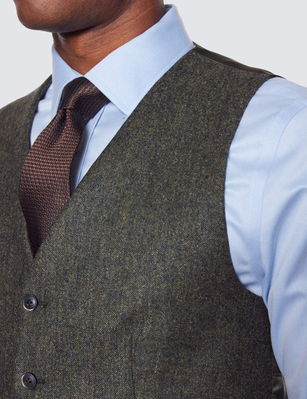 Tweed Waistcoat Smart Casual Style