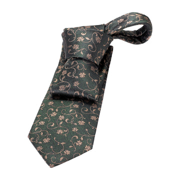 Floral Burgundy Tie - Art of The Gentleman