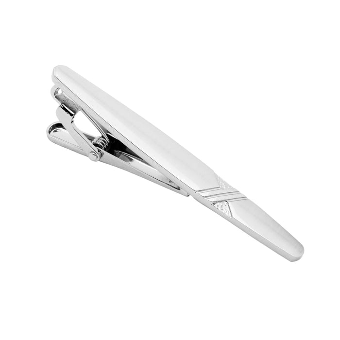 Silver Stainless Steel Tie Bar