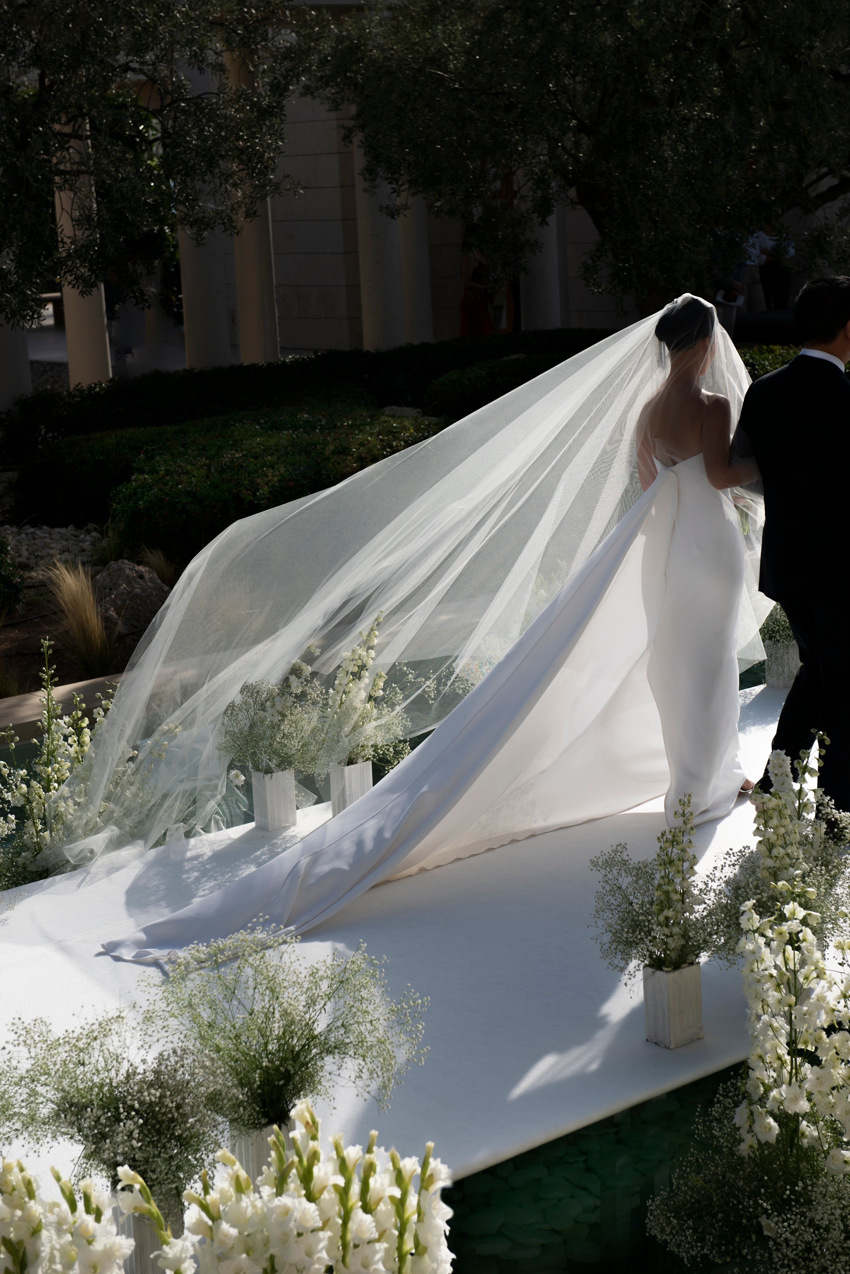 bride walking down aisle