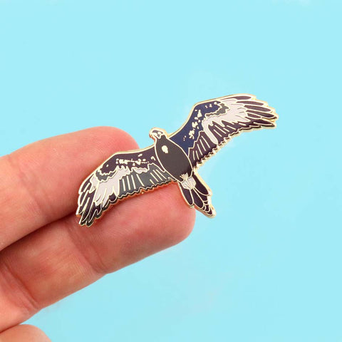 Wedged Tailed Eagle Lapel Pin