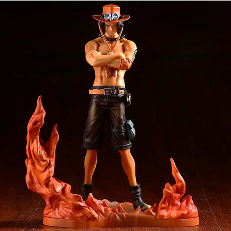 One Piece Ace Sabo Luffy Action Figure Collectible Model Toy 14-17cm