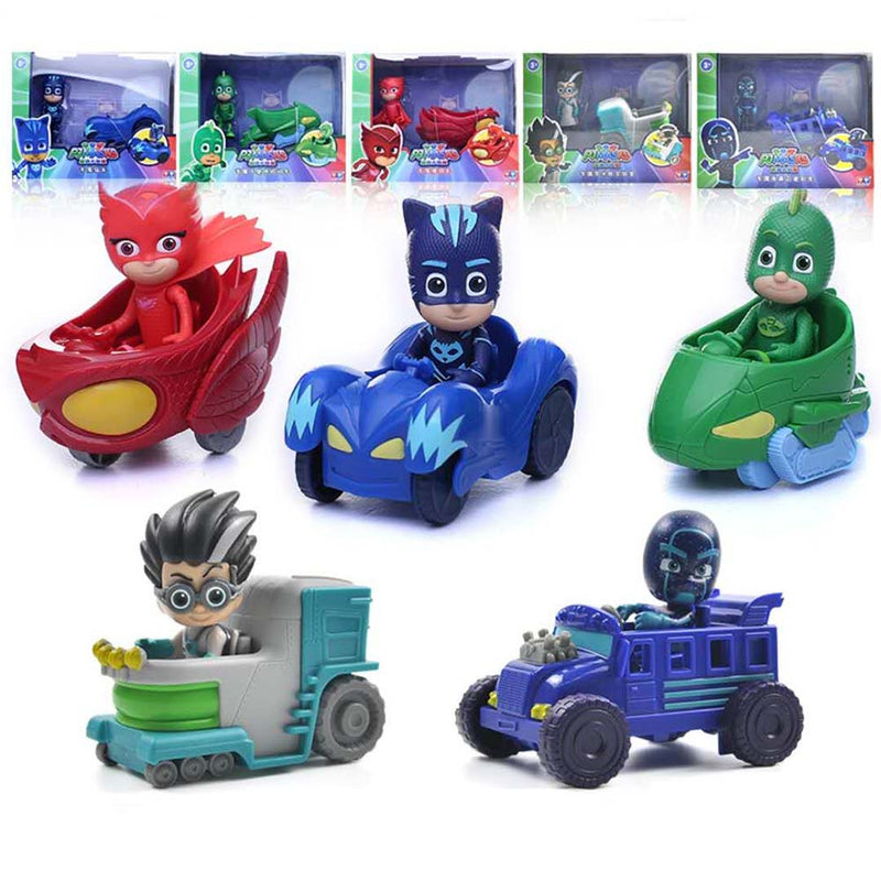 PJ Masks Catboy Gekko Owlette Romeo Night Ninja Model Driving Toys