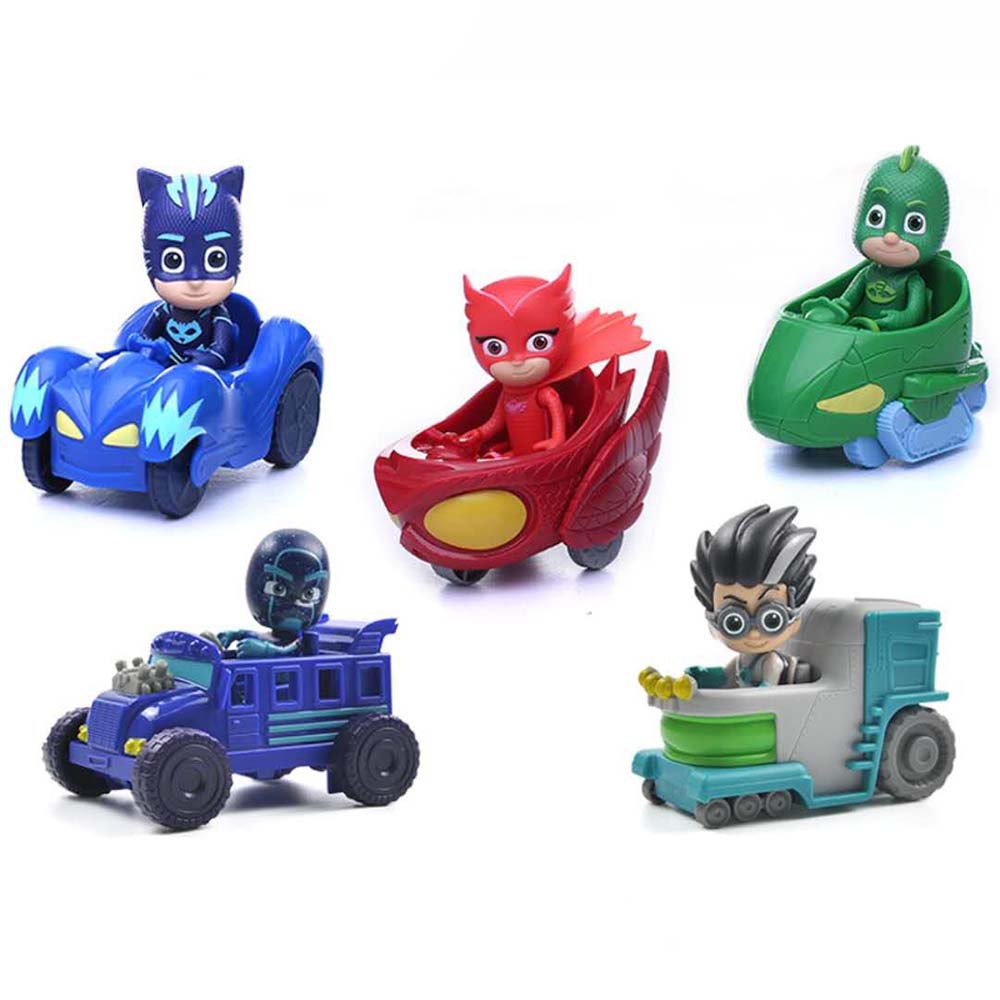 PJ Masks Catboy Gekko Owlette Romeo Night Ninja Model Driving Toys