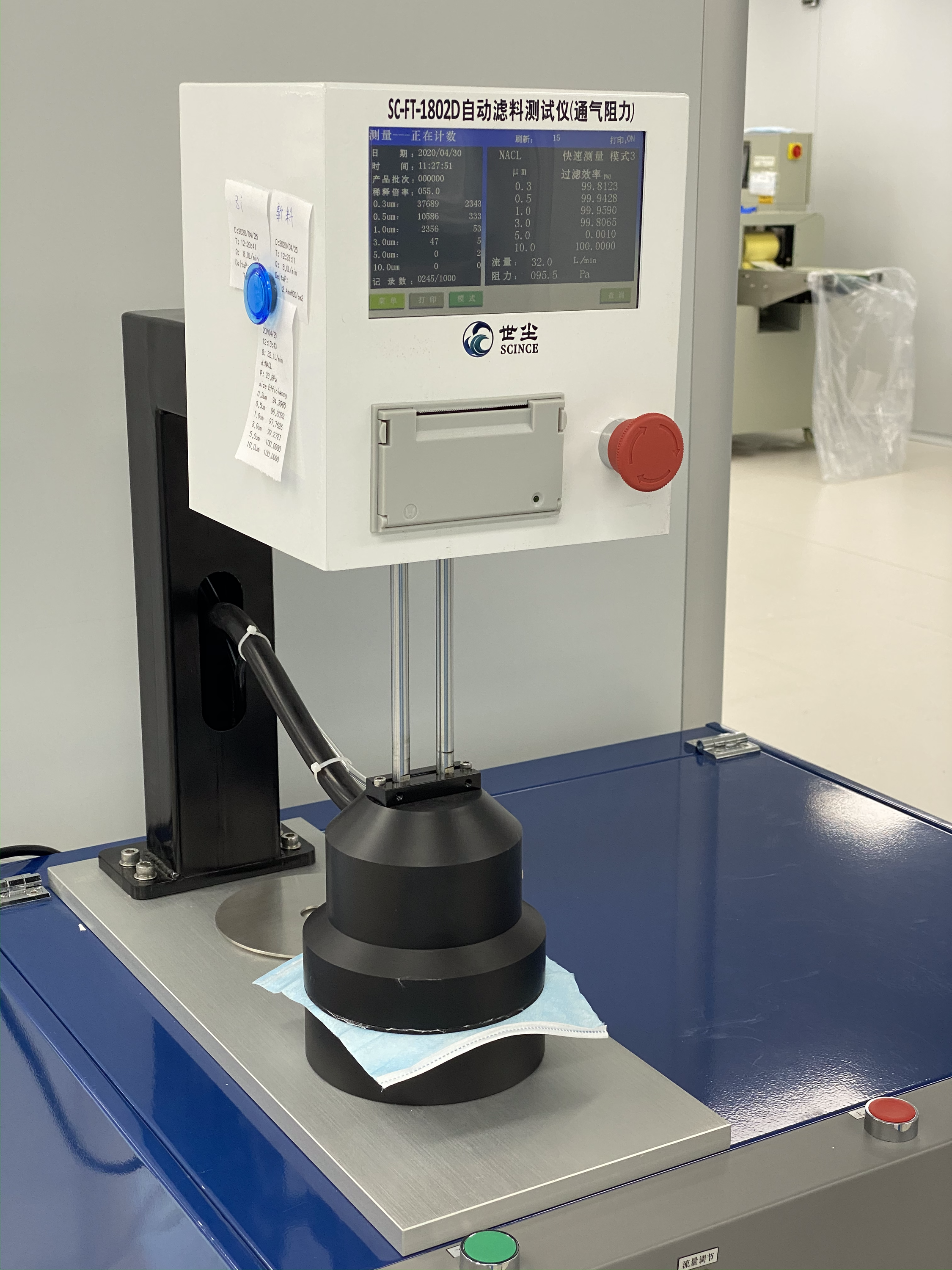 the scince automated filter tester