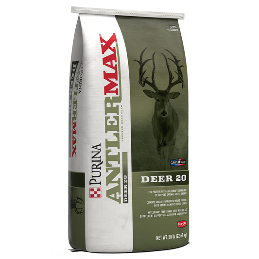 Purina AntlerMax Deer 20 with Climate Guard and Bio LG - 50 lb
