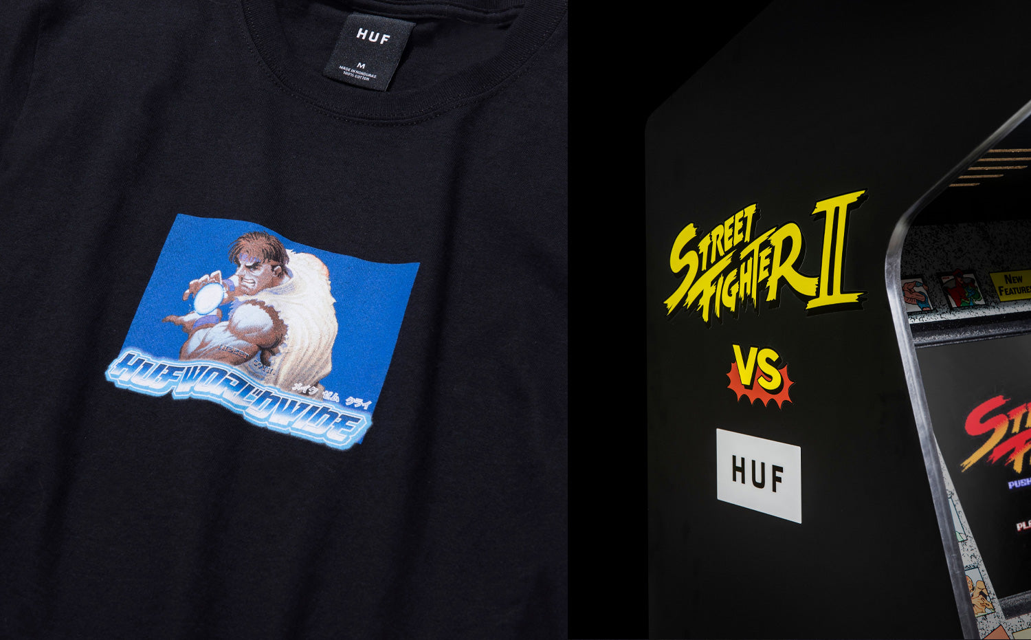 Shop HUF Worldwide x Street Fighter Collaboration at Fallen Front NZ