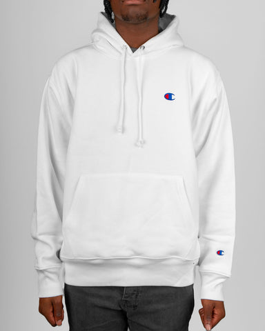 Champion Reverse Weave Hoodie in White
