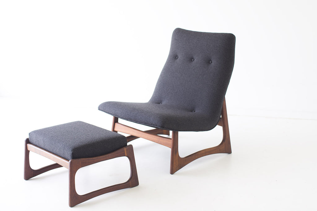 adrian pearsall chair and ottoman