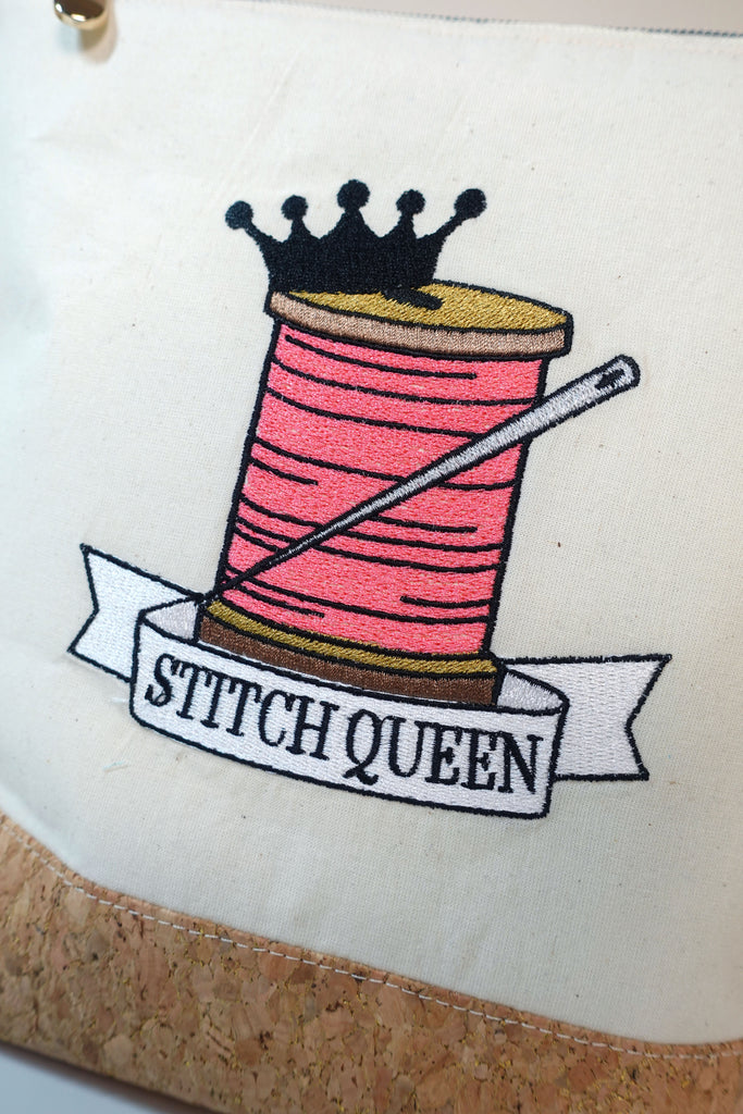 Stitch Queen 7x5 Embroidery Design (124.7mm by 122.7mm) – R.j.A.f. MAKES