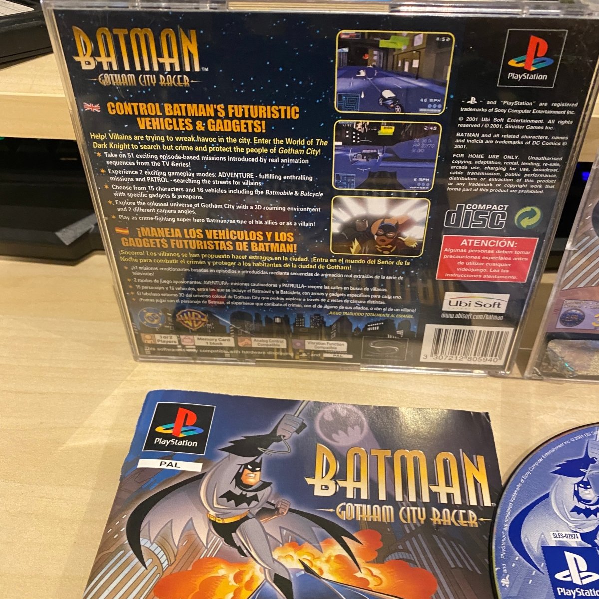 Batman Gotham city racer Ps1 game – 8BitBeyond