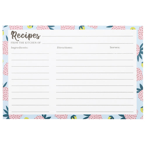 LotFancy 60 Count Recipe Cards, 4x6 in, Double Sided, Blank Recipe