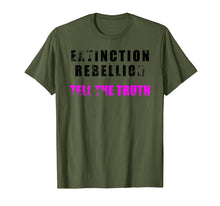 Load image into Gallery viewer, Extinction Rebellion T shirt - Tell the Truth!
