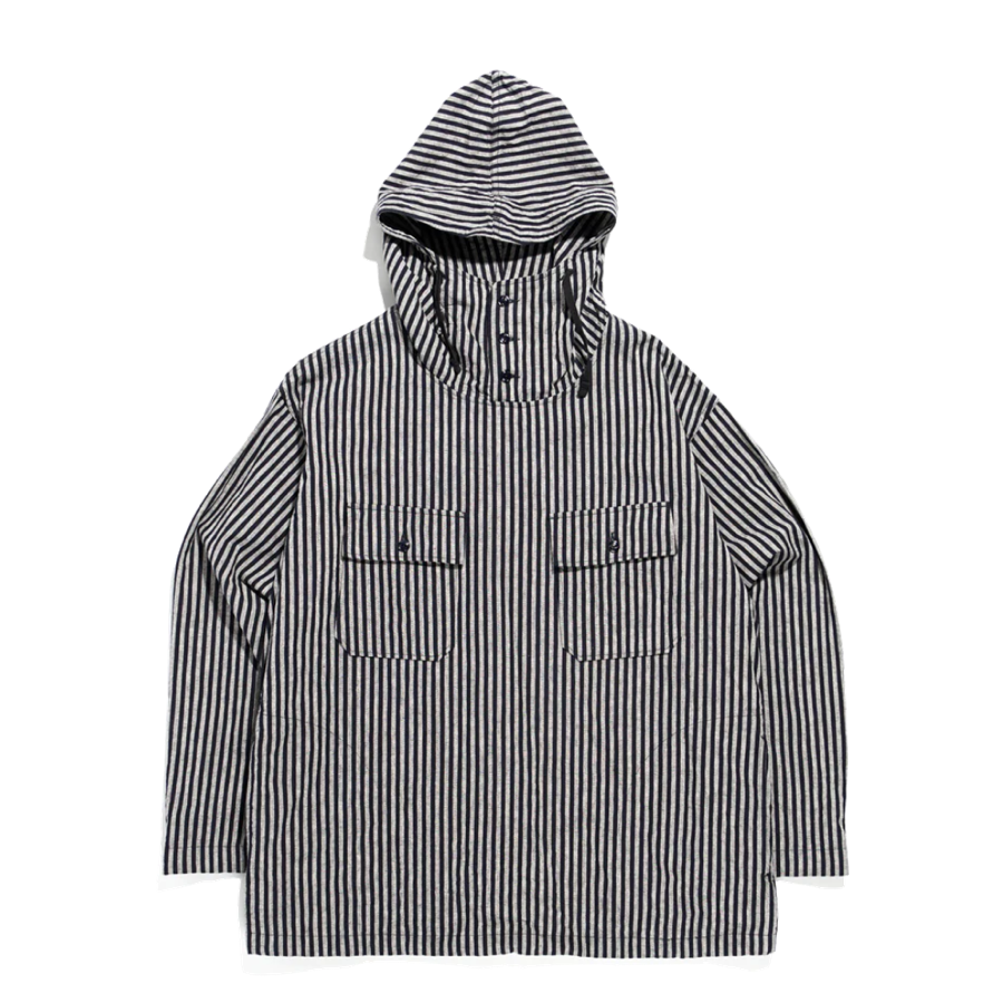 Mckilroy Engineered Garments LC Wide Stripe Cagoule Shirt – M C K I L R O Y