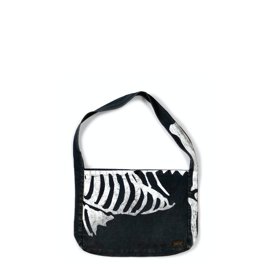 KAPITAL 14ozブラックデニム BOOK BAG（BONE pt） - icaten.gob.mx