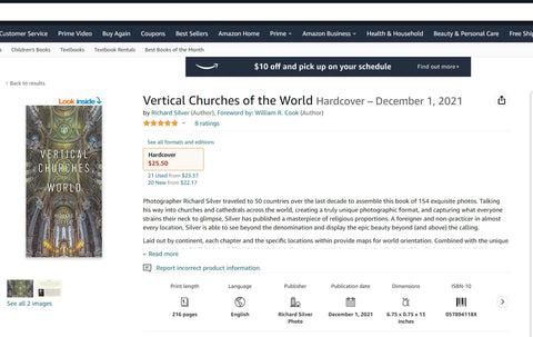 amazon, book, churches, travel, read, photo, photography, sale, Christmas, gift