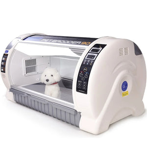 Pet nebulizer cage, constant temperature and humidity for dogs and cats - Puppeez Matter
